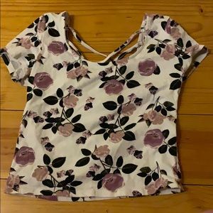 Floral crop top
